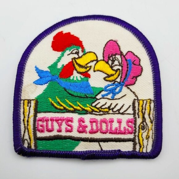 Girl Scout Badge Vintage Patch Brownie Retro Troop Guys Dolls Chicken Rooster - Picture 1 of 5